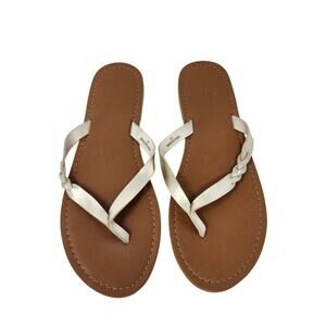 Universal Thread Good Co. Faux Leather Casual Slippers Slip On Brown Size 11